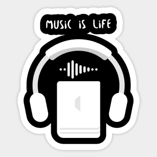 Music is Life Sticker